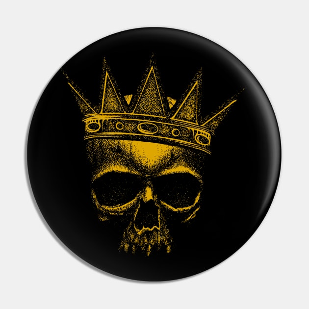 King Skull Pin by machmigo