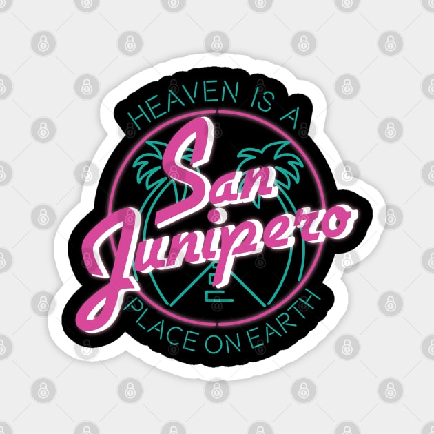 SAN JUNIPERO love Magnet by AnnSaltyPaw