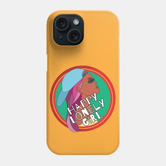 Happy Lonely Girl Phone Case by DiegoCarvalho