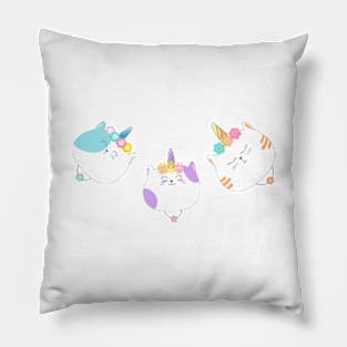 Unicorn heads Pillow