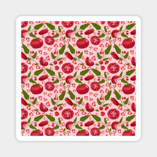 Tomatoes Surface pattern Magnet