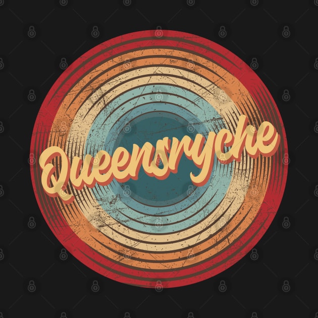 queensryche vintage circle by musiconspiracy