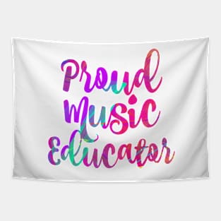 Proud Music Educator Tapestry