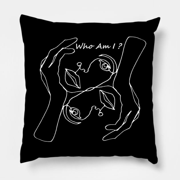 Who Am I? Pillow by Melisa99