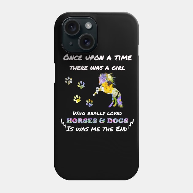 who really loved horses and dogs Gift Phone Case by salah_698