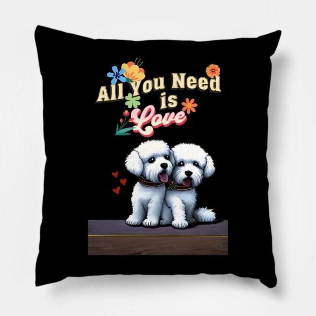 All You Need Is Love Pillow by Cheeky BB