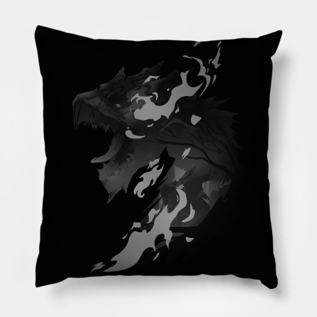 Monster Hunter - Rathalos Pillow by whydesign