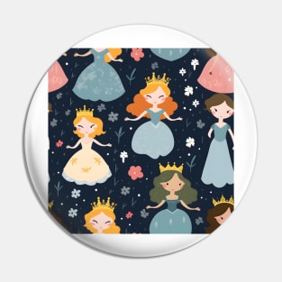 Princesses Pattern 6 Pin