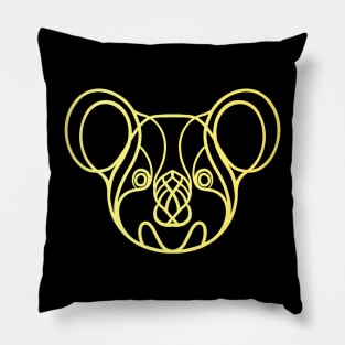 Koala line art Pillow