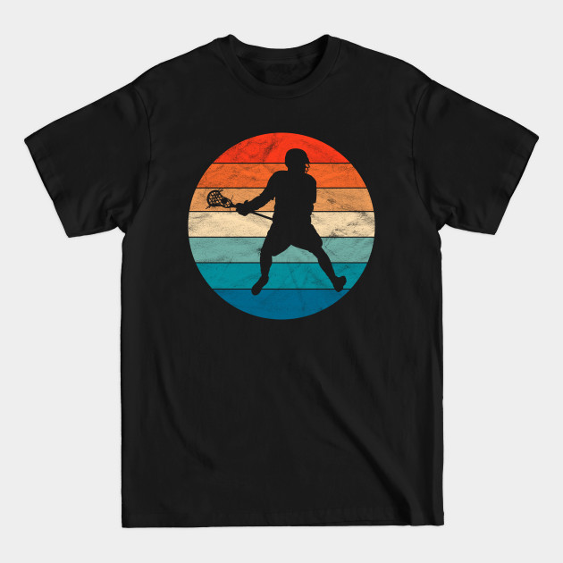 Discover Vintage Retro Lacrosse Player - Lacrosse Player - T-Shirt