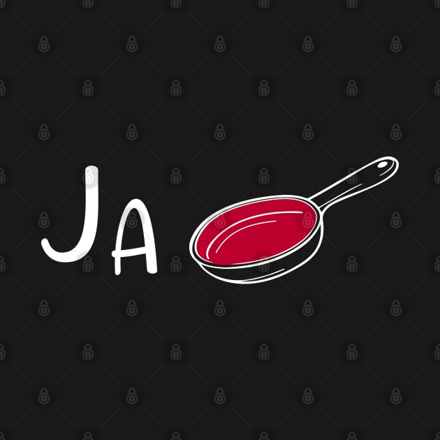 Funny Japanese Pun - Ja "Pan" - Japan Foodie Humor by Soul Searchlight