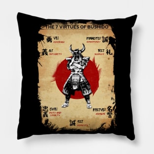 The Seven Virtues of Bushido II Pillow