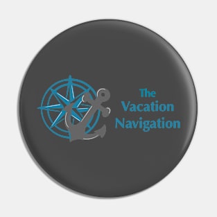The Vacation Navigation Logo w/words Pin
