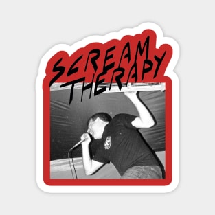 Scream Therapy Podcast Screamer block design Magnet