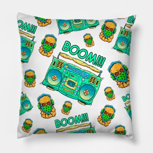 Skull dj Pillow