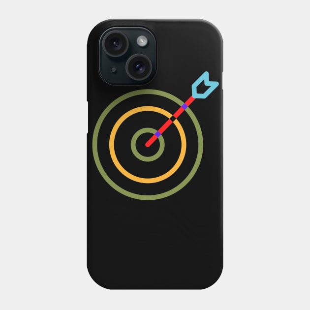 RED BLUE TARGET DESIGN Phone Case by Artistic_st