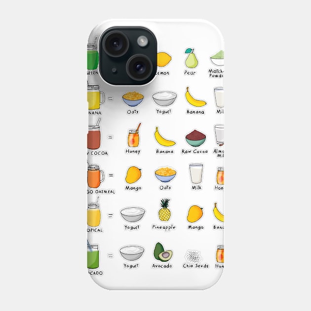 Smoothie Power Phone Case by comecuba67