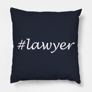 Lawyer Profession - Hashtag Design Pillow