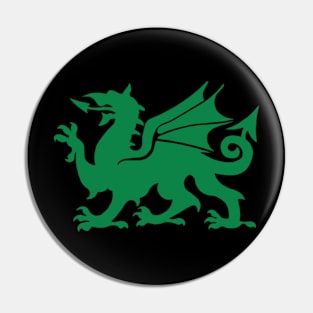 Green Eco Dragon Pin