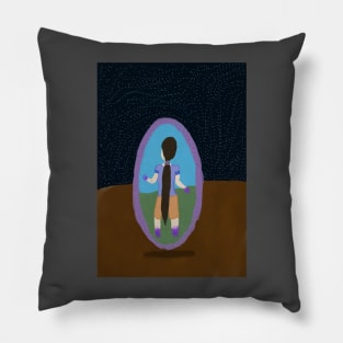 Portal to a whole new world Pillow