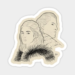 Yennefer e Geralt - The Witcher Magnet