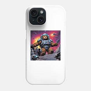 Teddy as a new recruit in the space Force Phone Case