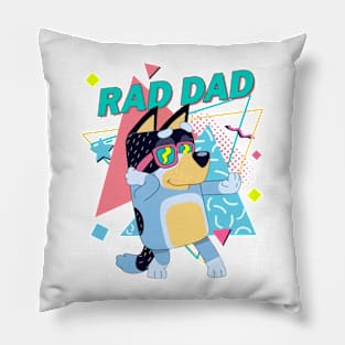 bandit the rad dad Pillow