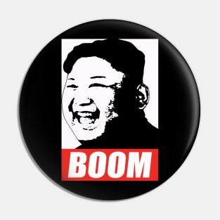 Kim Jong Un Shirt Meme Boom Pin