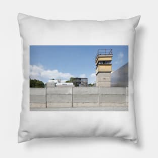 Former watchtower, Berlin Wall Memorial, Bernauer Strasse, Berlin Pillow