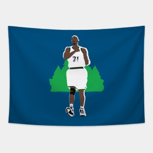 Kevin Garnett 'The Big Ticket' Minnesota Timberwolves Tapestry