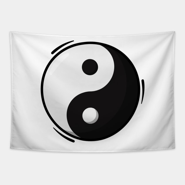 Yin Yang Tapestry by Mex Designs