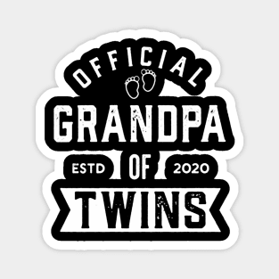 Grandpa of Twins Magnet