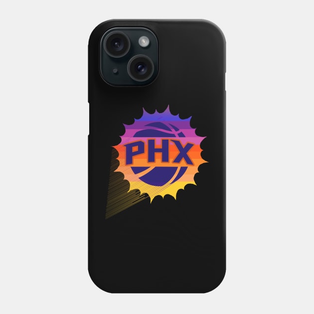 Phoenix Suns  Basketball Phone Case by GLStyleDesigns