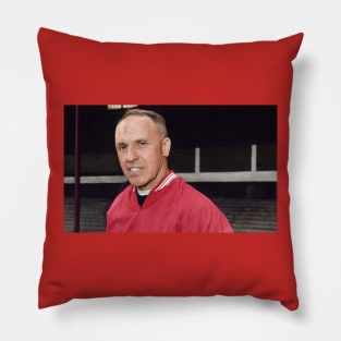 Bill Shankly Legend in Red Pillow