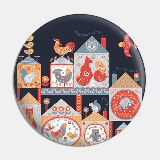 Fairytale Town Pin by Irina Skaska