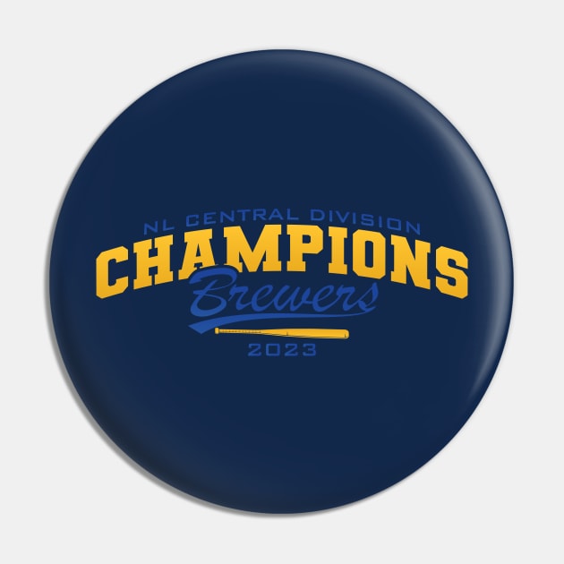 New Poster Official Milwaukee Brewers NL Central Champs 2023 T