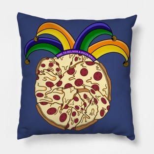 Time to Deliver a Pizza Ball! Pillow