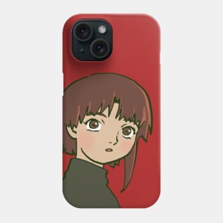 lain iwakura Phone Case