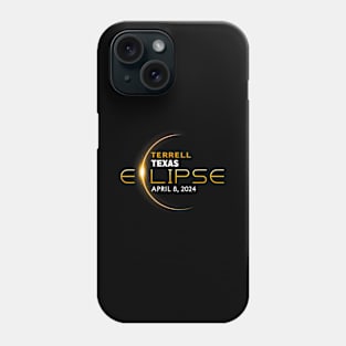 Terrell Texas Total Solar Eclipse 2024 Phone Case