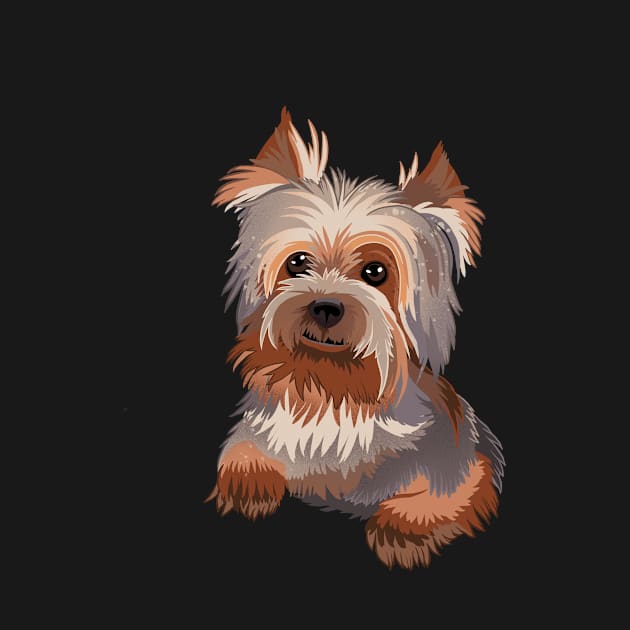 Yorkshire Terrier by LetsBeginDesigns