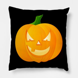 Cute Jack O Lantern Happy Halloween Pillow