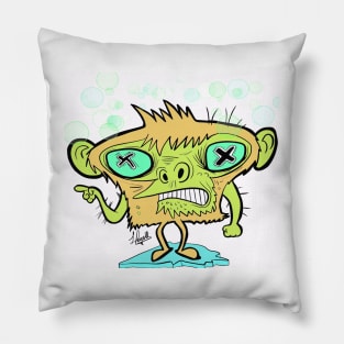 mono enojado Pillow