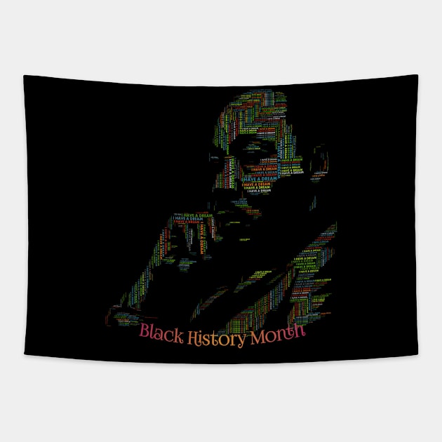 Black history month 2019 Tapestry by Victordurden27