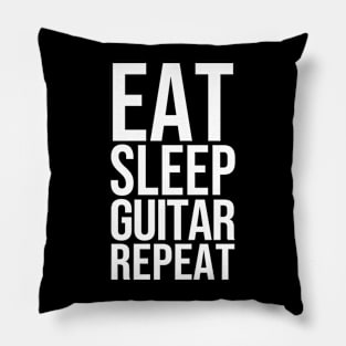 EAT SLEEP GUITAR REPEAT Pillow