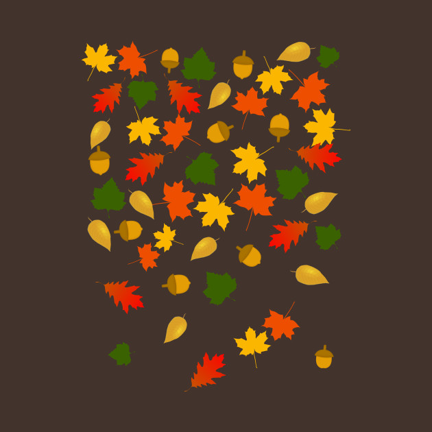 Fall leaves Falling by SmartCraftCo