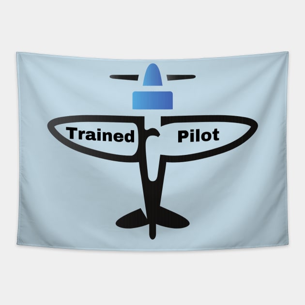 Trained Pilot Design Tapestry by Bazzar Designs