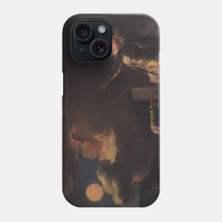 Fingal Sees the Ghosts of his Forefathers by Moonlight by Nicolai Abildgaard Phone Case