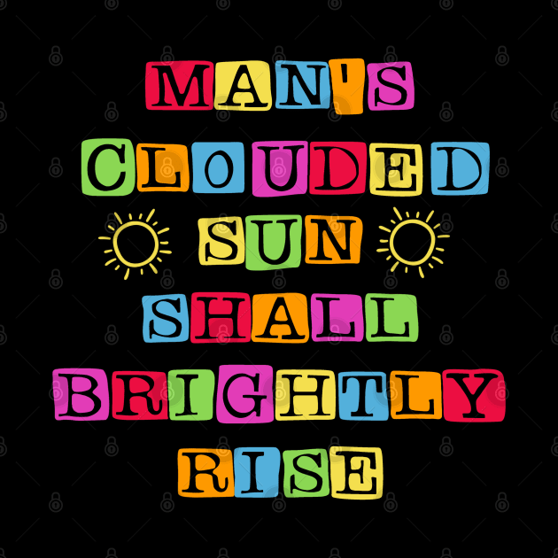 Man's Clouded Sun Lyrics Godspell by tracey