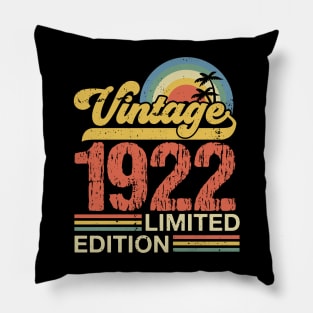 Retro vintage 1922 limited edition Pillow