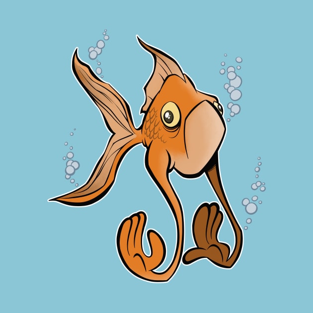 Goldfish Mermaid by westinchurch